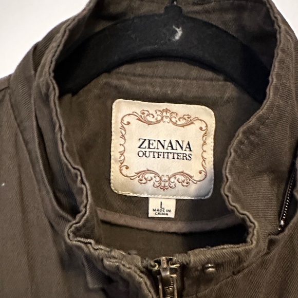Zenana Outfitters Olive Utility Jacket - Picture 2 of 7